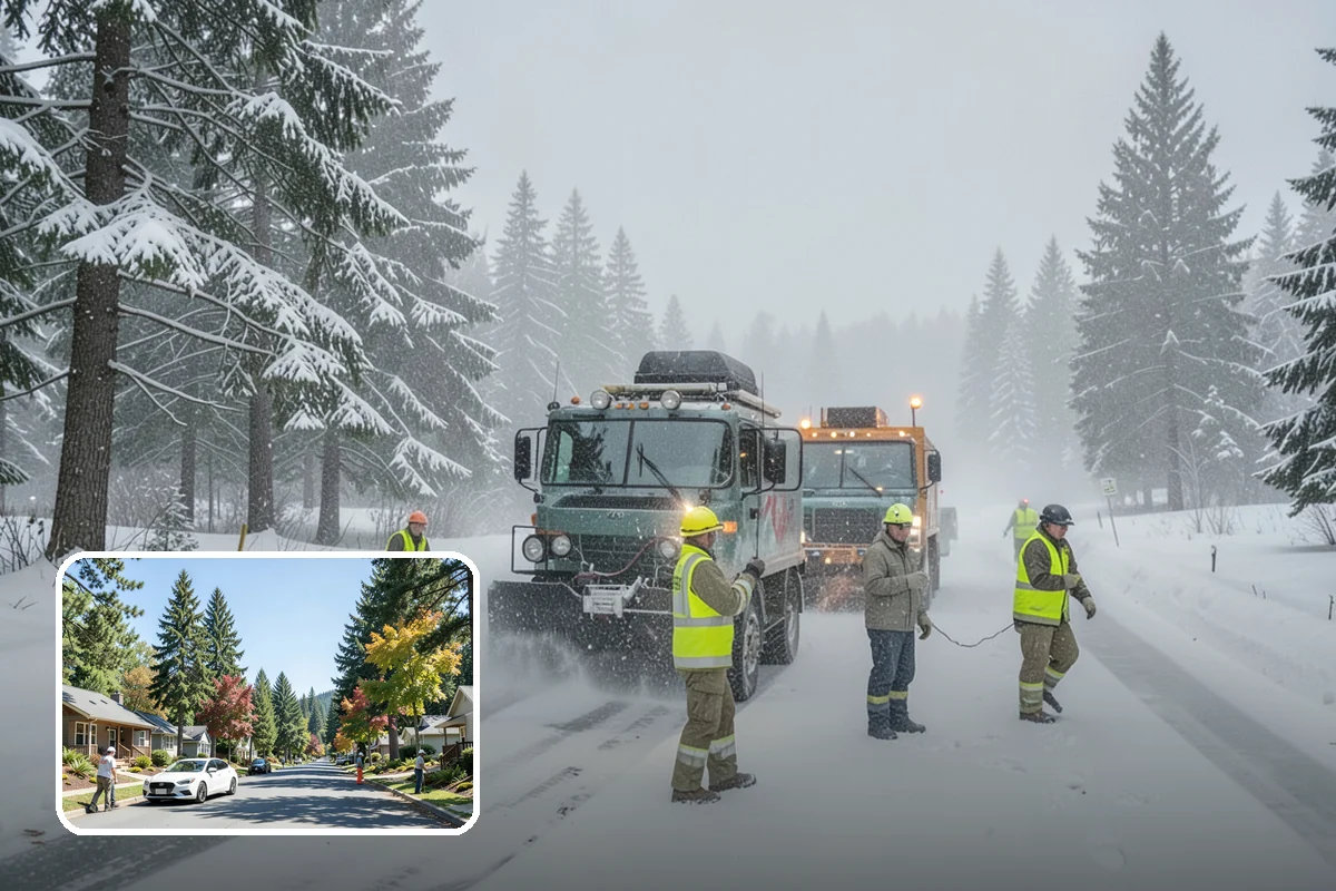 Powder Snow Removal in Orting, Pierce County, WA - Efficient clearing of light snow before drifting undoes the work