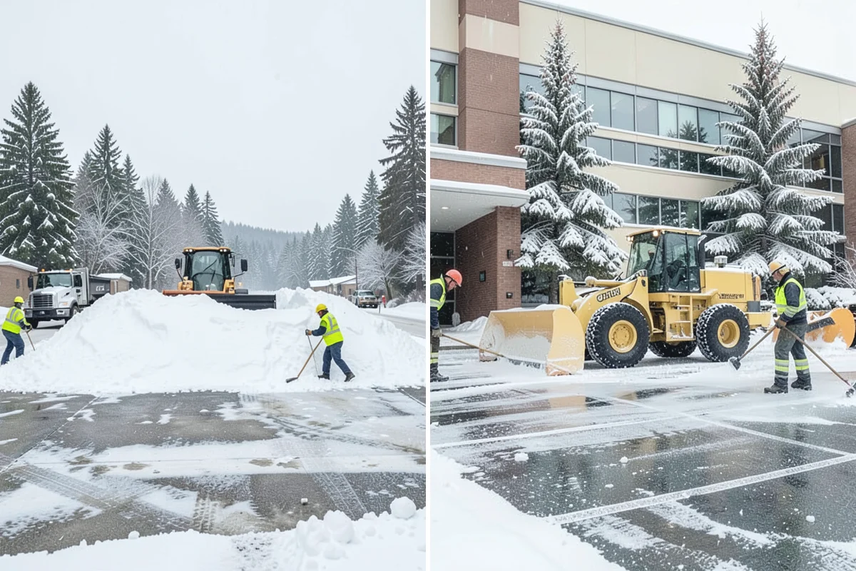 Powder Snow Removal in Renton, King County, WA - Confirm snow is dry powder and check wind direction on site