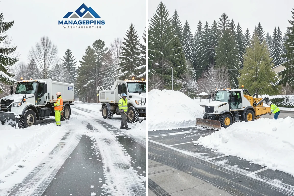 Powder Snow Removal in Ruston, Pierce County, WA - Confirm snow is dry powder and check wind direction on site
