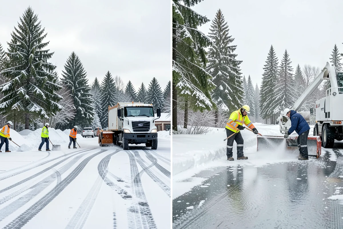Powder Snow Removal in Seattle, King County, WA - Confirm snow is dry powder and check wind direction on site