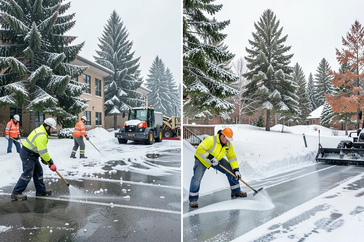 Powder Snow Removal in Sedro-Woolley, Skagit County, WA - Confirm snow is dry powder and check wind direction on site