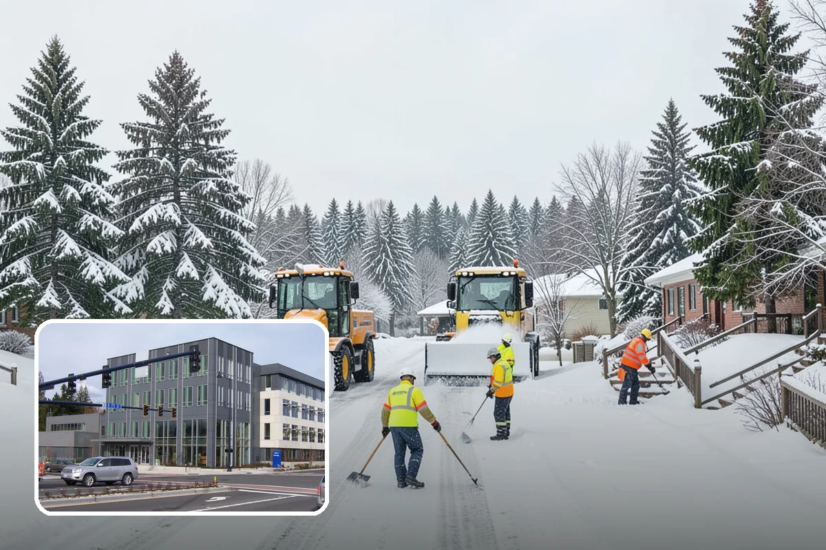Powder Snow Removal in Shoreline, King County, WA - Efficient clearing of light snow before drifting undoes the work