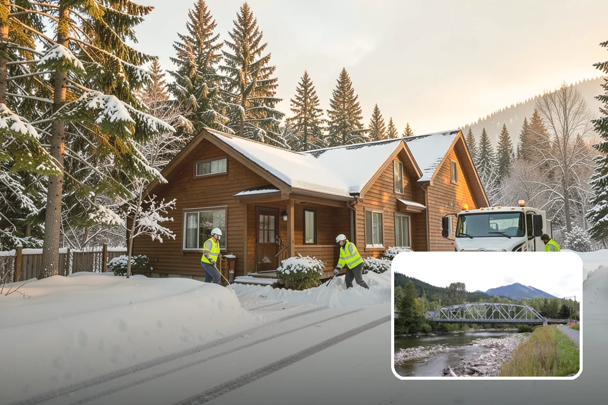 Powder Snow Removal in Skykomish, King County, WA - Efficient clearing of light snow before drifting undoes the work