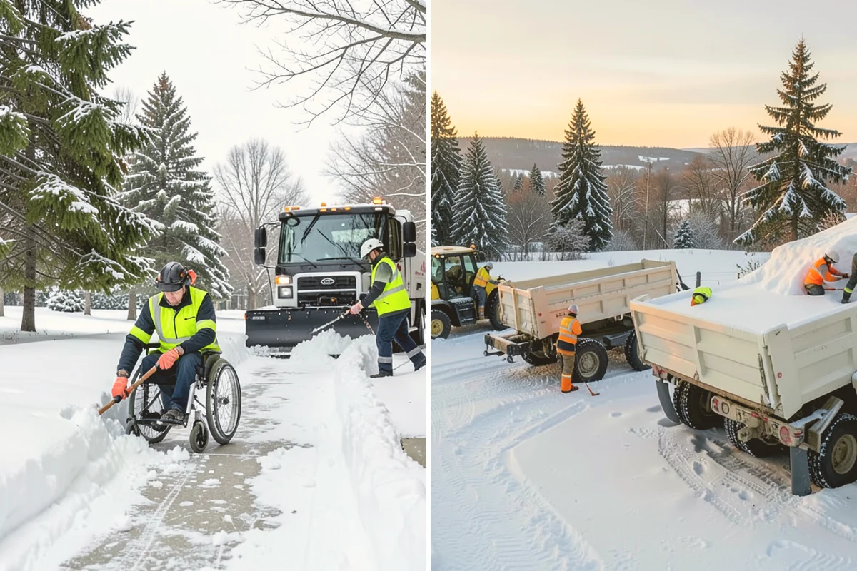 Powder Snow Removal in Snohomish, Snohomish County, WA - Confirm snow is dry powder and check wind direction on site