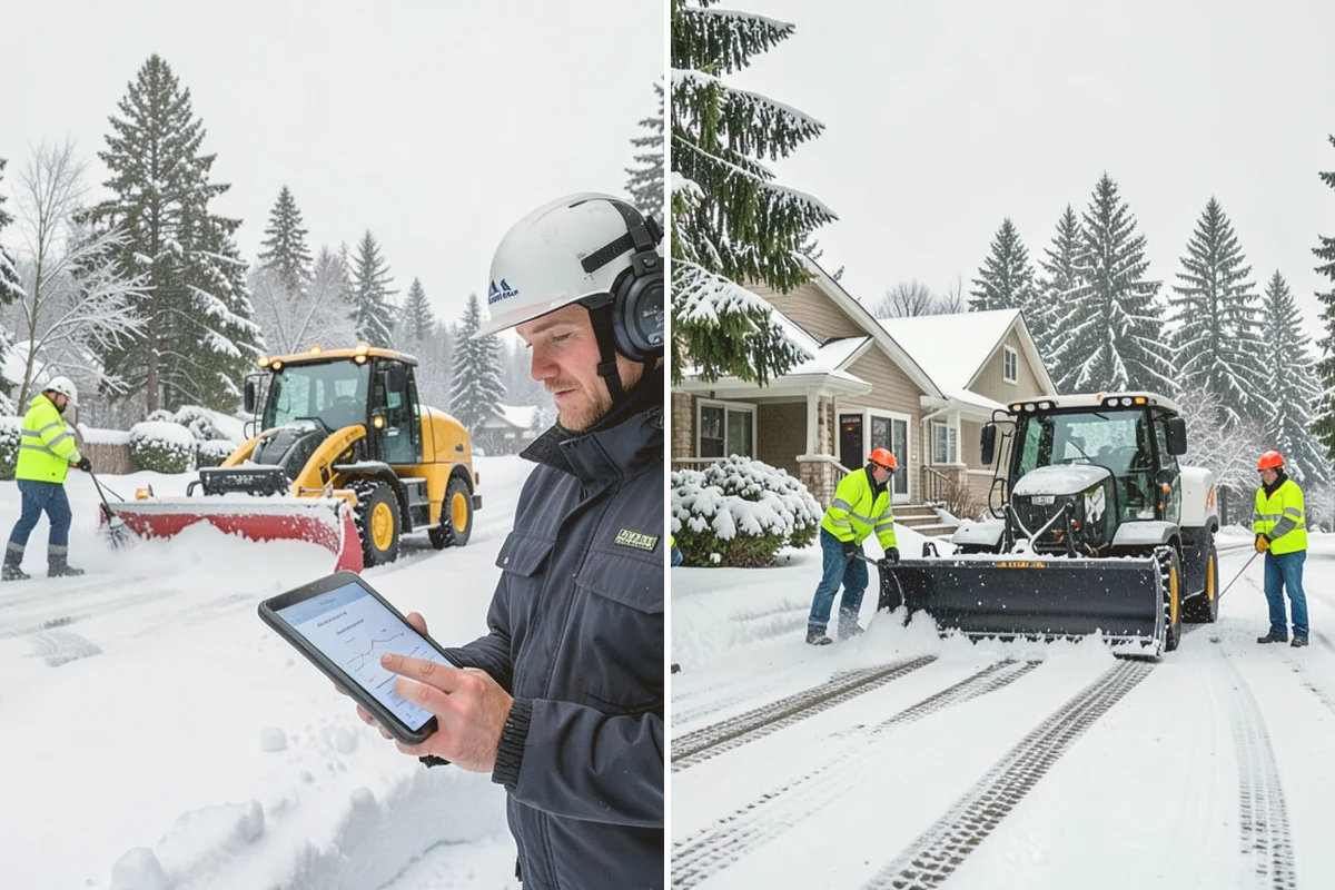 Powder Snow Removal in Stanwood, Snohomish County, WA - Confirm snow is dry powder and check wind direction on site