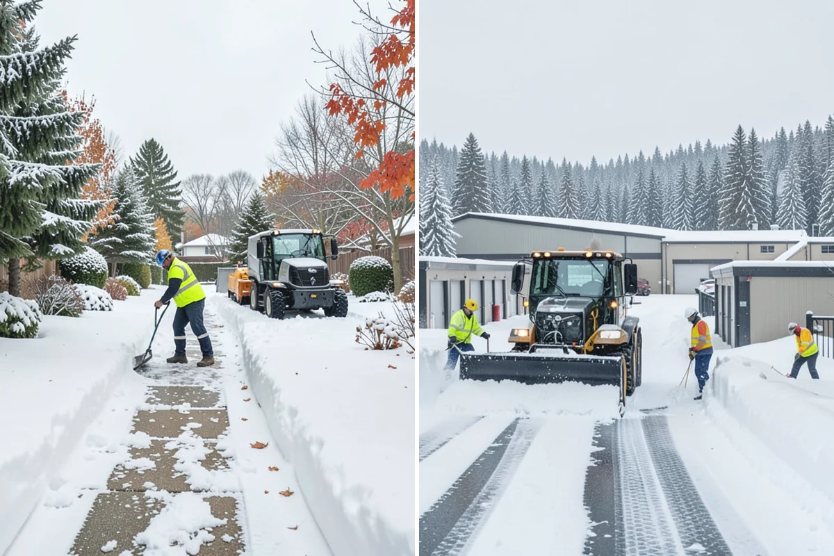 Powder Snow Removal in Sumner, Pierce County, WA - Confirm snow is dry powder and check wind direction on site