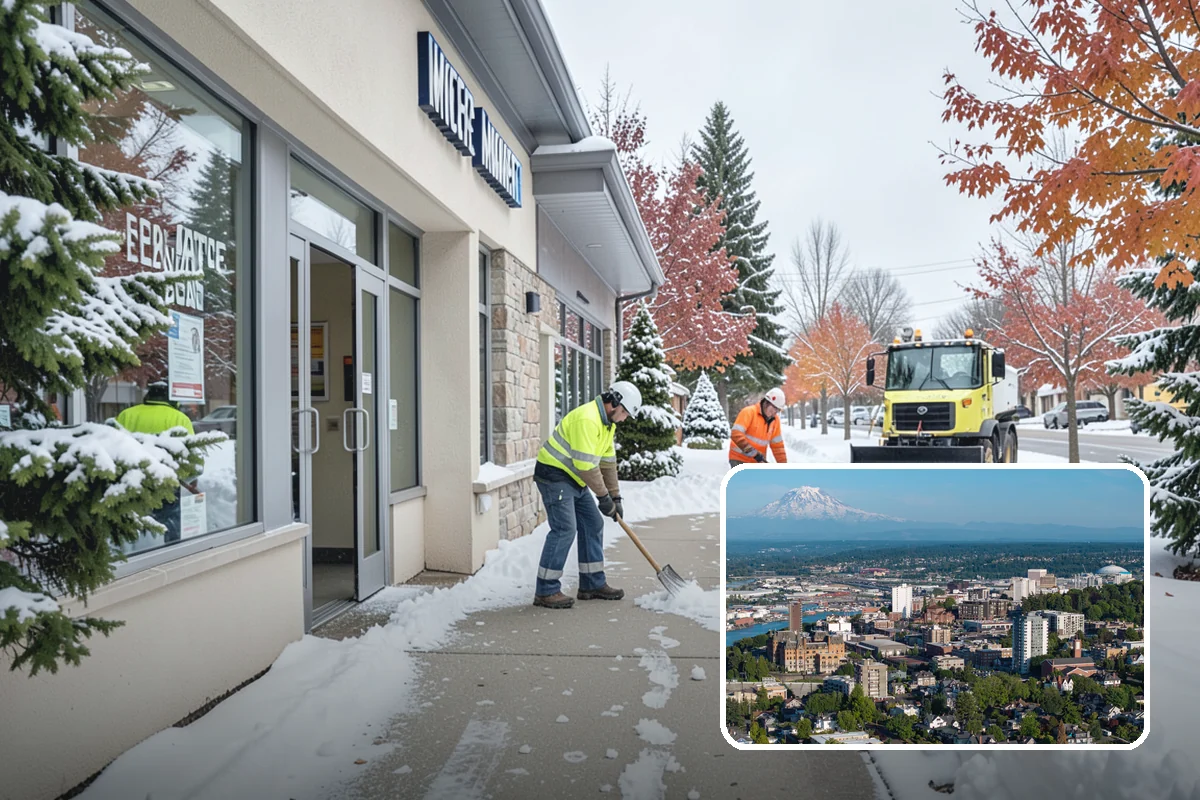 Powder Snow Removal in Tacoma, Pierce County, WA - Efficient clearing of light snow before drifting undoes the work