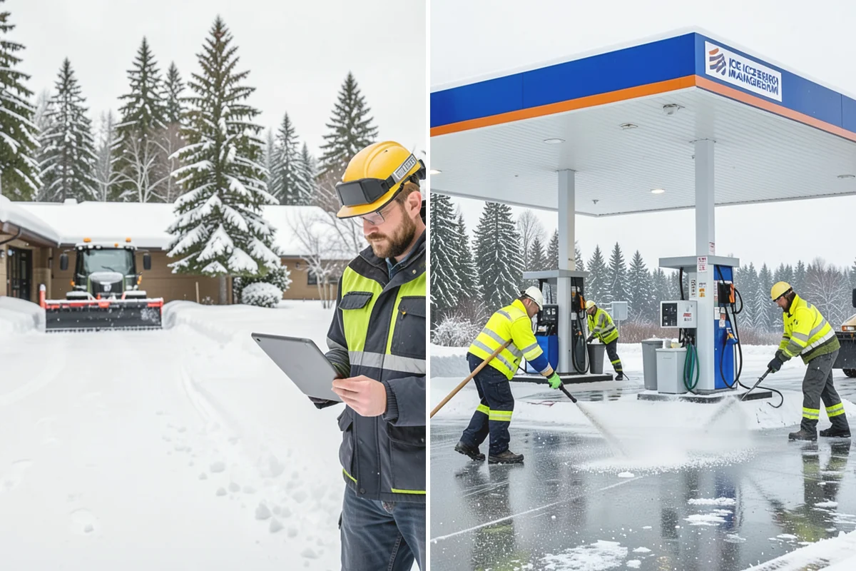 Powder Snow Removal in Tukwila, King County, WA - Confirm snow is dry powder and check wind direction on site