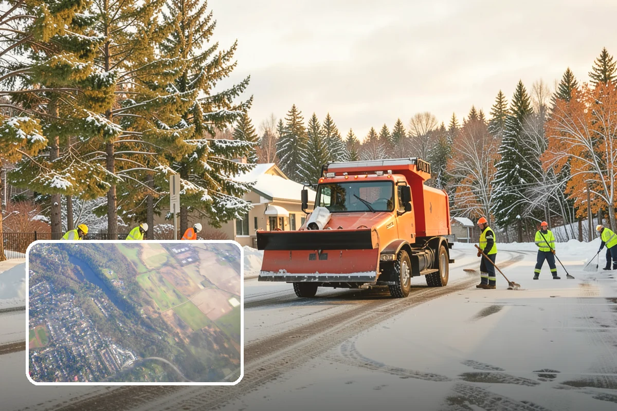 Pre-Storm Treatment in Algona, King County, WA - Prevents snow and ice from bonding to pavement