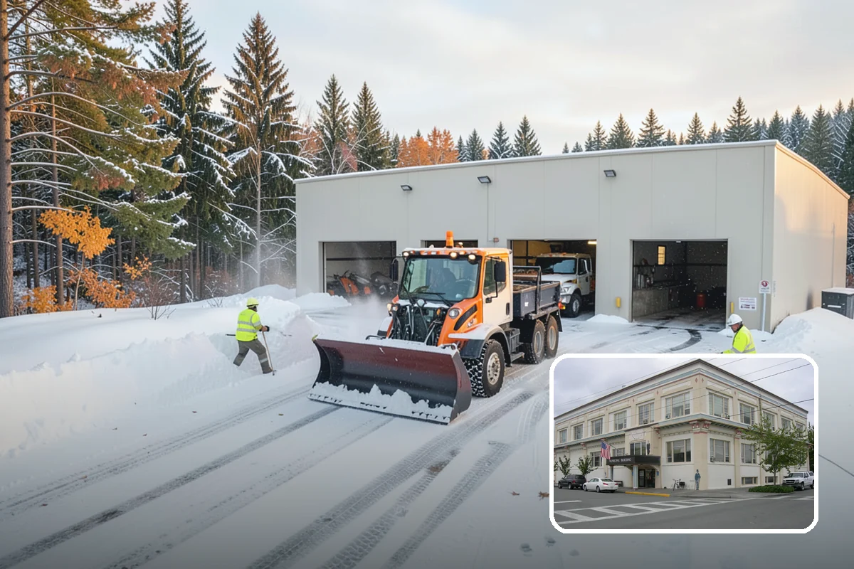 Pre-Storm Treatment in Anacortes, Skagit County, WA - Prevents snow and ice from bonding to pavement