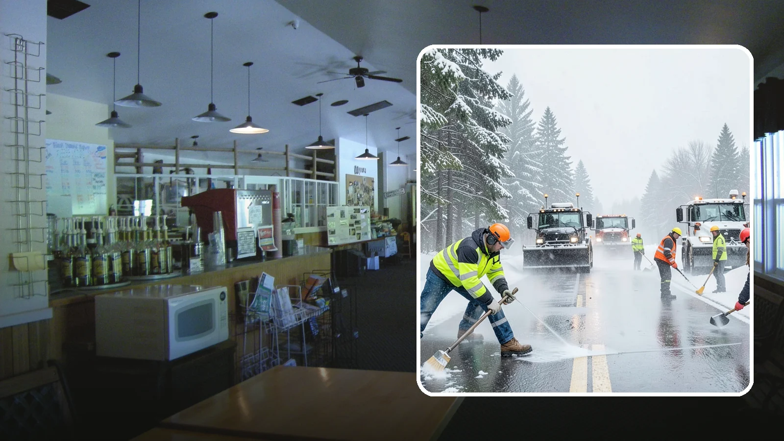 Pre-Storm Treatment in Black Diamond, King County, WA - Proactive anti-icing applied before snow arrives so accumulation never bonds to your pavement.