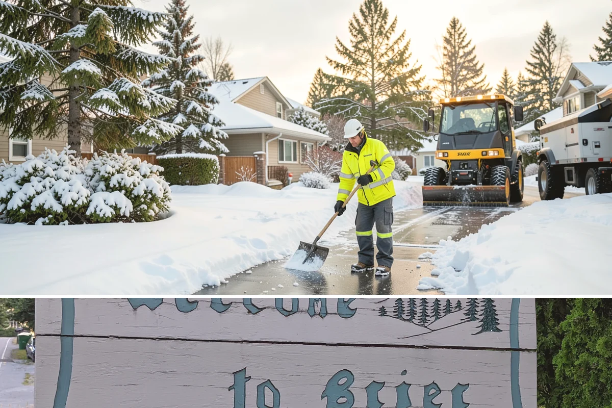 Pre-Storm Treatment in Brier, Snohomish County, WA - Pretreatment is applied in the hours before any forecast snow, most often during December and January cold snaps.
