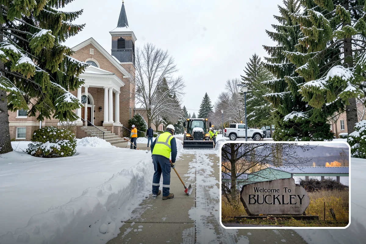 Pre-Storm Treatment in Buckley, Pierce County, WA - Prevents snow and ice from bonding to pavement
