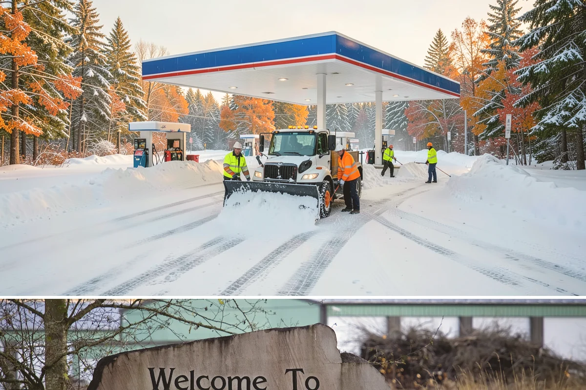 Pre-Storm Treatment in Buckley, Pierce County, WA - Pretreatment is applied in the hours before any forecast snow, most often during December and January cold snaps.