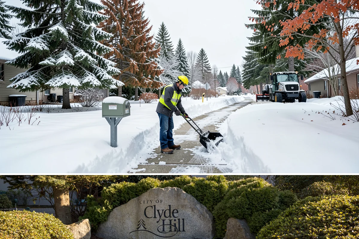 Pre-Storm Treatment in Clyde Hill, King County, WA - Pretreatment is applied in the hours before any forecast snow, most often during December and January cold snaps.