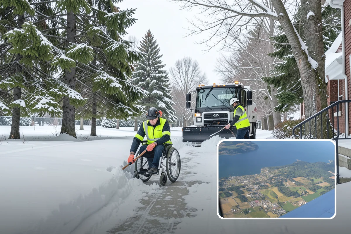 Pre-Storm Treatment in Coupeville, Island County, WA - Prevents snow and ice from bonding to pavement