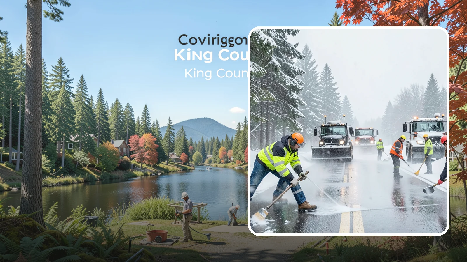 Pre-Storm Treatment in Covington, King County, WA - Proactive anti-icing applied before snow arrives so accumulation never bonds to your pavement.