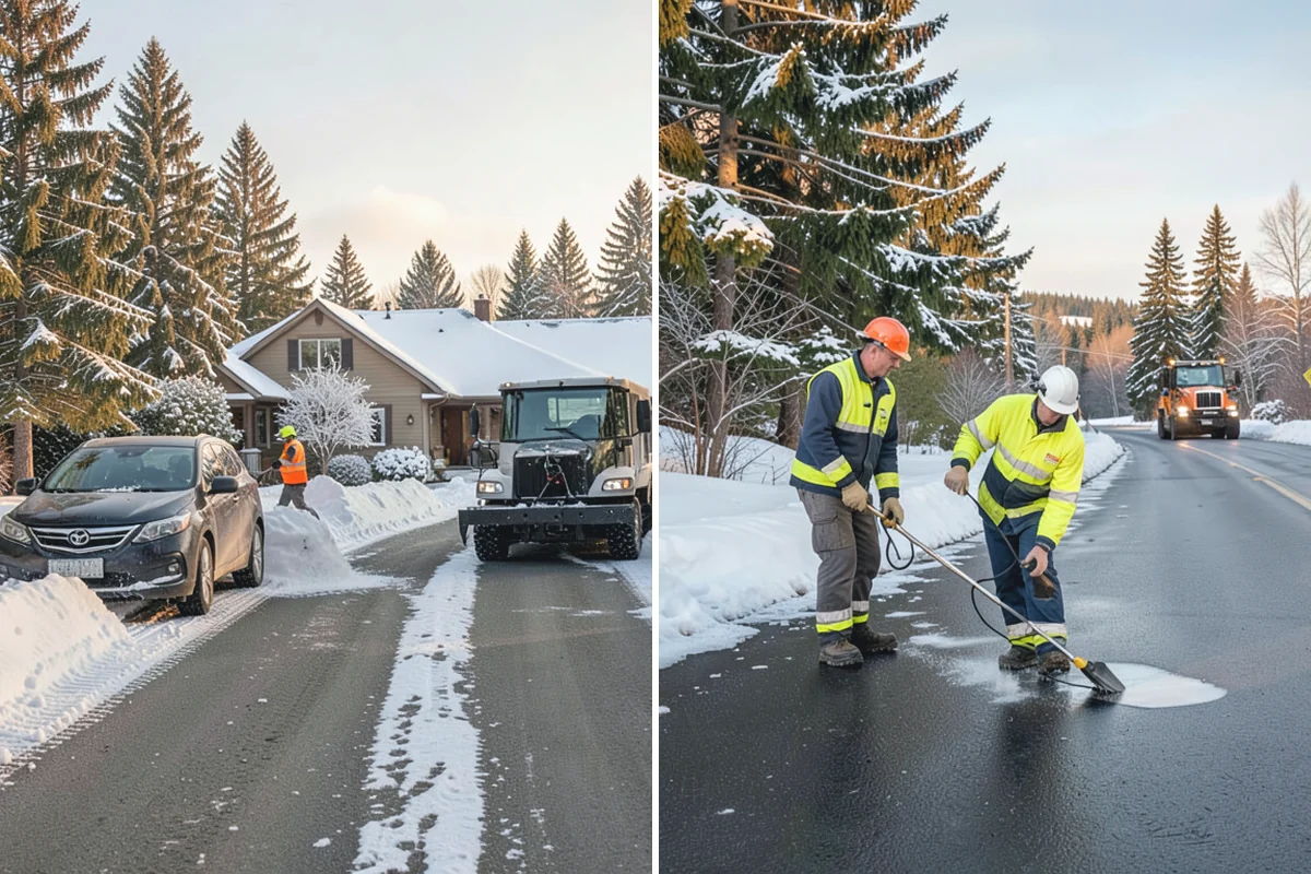Pre-Storm Treatment in Darrington, Snohomish County, WA - We monitor the forecast and identify the treatment window