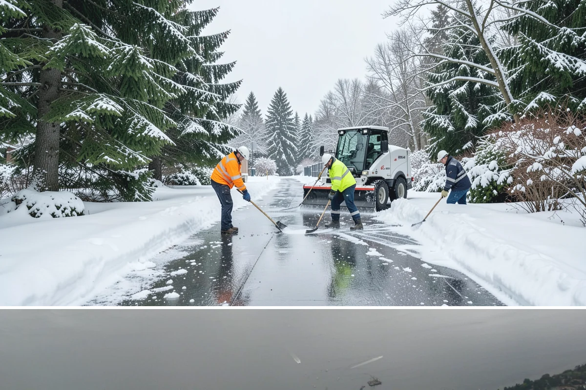 Pre-Storm Treatment in Des Moines, King County, WA - Pretreatment is applied in the hours before any forecast snow, most often during December and January cold snaps.