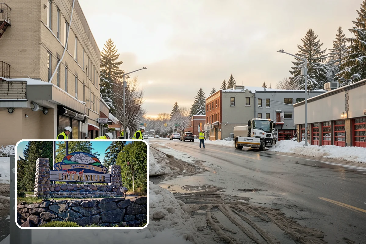 Pre-Storm Treatment in Eatonville, Pierce County, WA - Prevents snow and ice from bonding to pavement