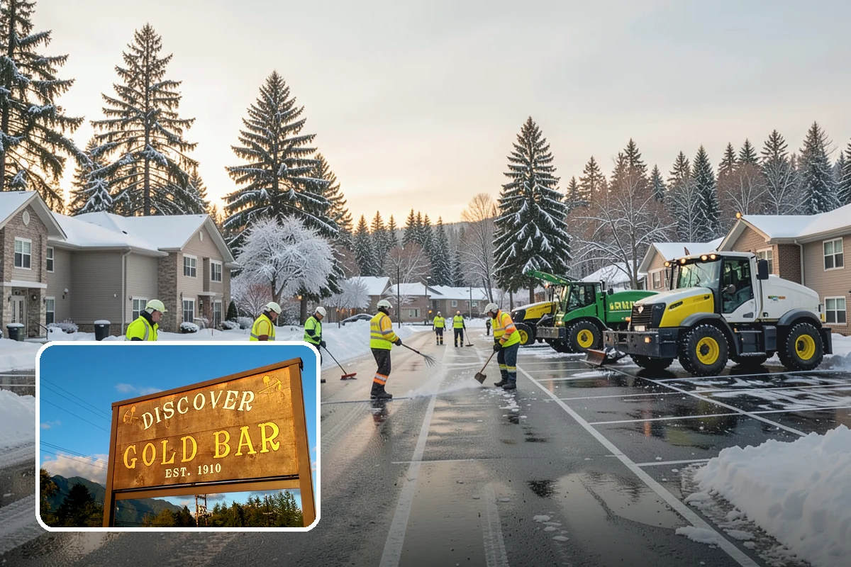 Pre-Storm Treatment in Gold Bar, Snohomish County, WA - Prevents snow and ice from bonding to pavement