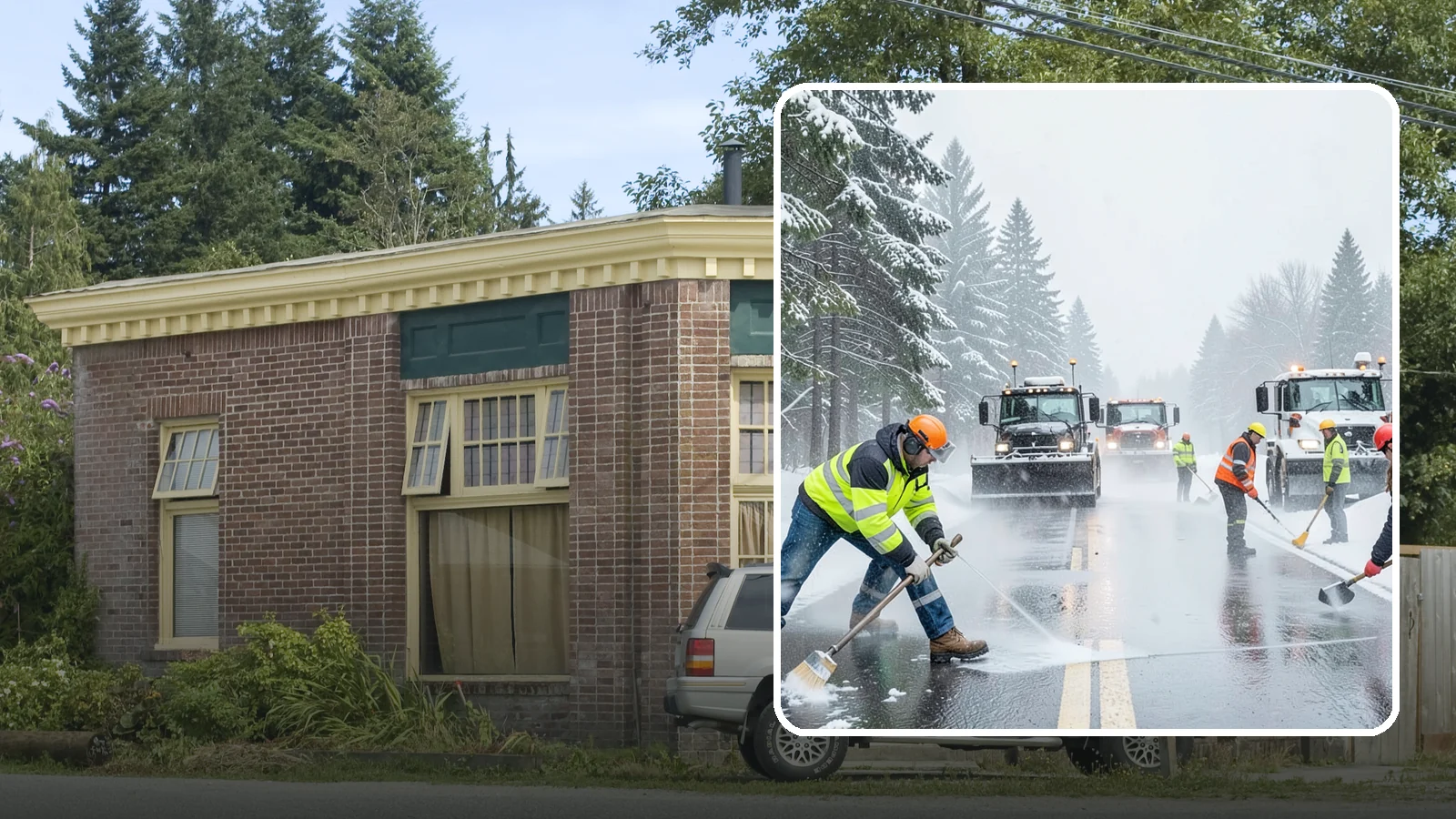 Pre-Storm Treatment in Hamilton, Skagit County, WA - Proactive anti-icing applied before snow arrives so accumulation never bonds to your pavement.