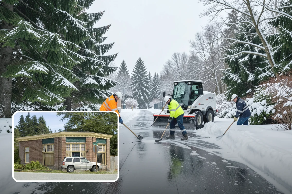 Pre-Storm Treatment in Hamilton, Skagit County, WA - Prevents snow and ice from bonding to pavement