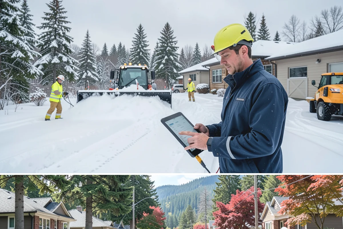 Pre-Storm Treatment in Hunts Point, King County, WA - Pretreatment is applied in the hours before any forecast snow, most often during December and January cold snaps.