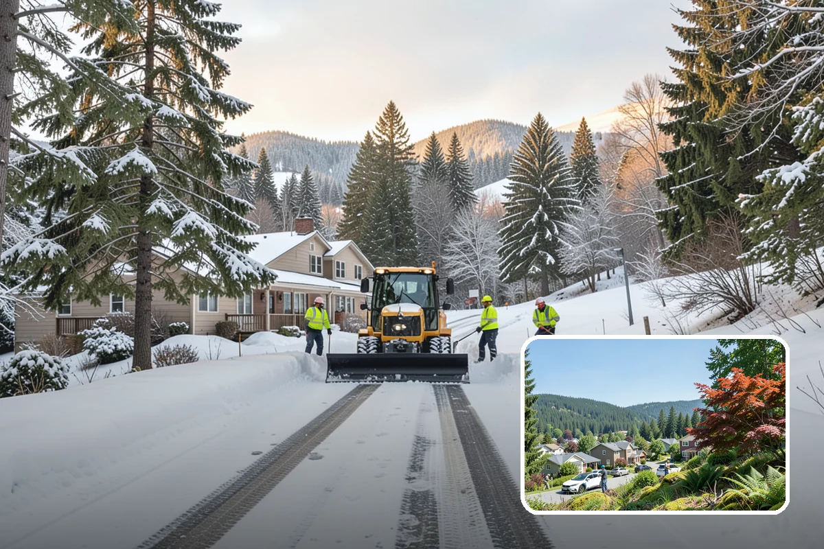 Pre-Storm Treatment in Index, Snohomish County, WA - Prevents snow and ice from bonding to pavement