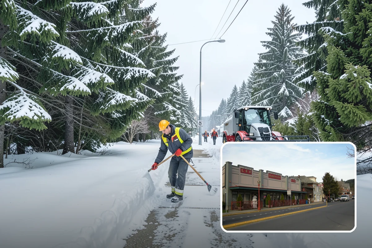 Pre-Storm Treatment in Issaquah, King County, WA - Prevents snow and ice from bonding to pavement