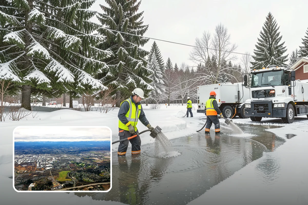 Pre-Storm Treatment in Kent, King County, WA - Prevents snow and ice from bonding to pavement