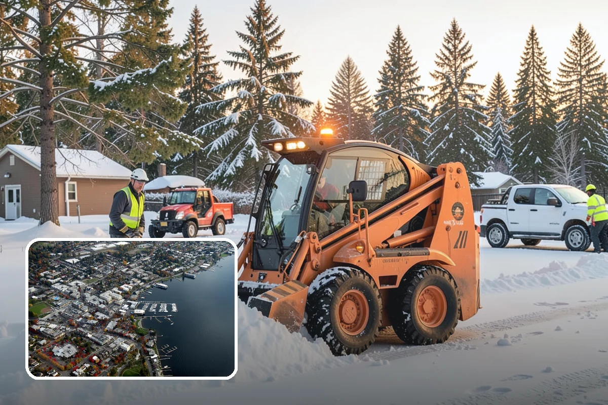Pre-Storm Treatment in Kirkland, King County, WA - Prevents snow and ice from bonding to pavement