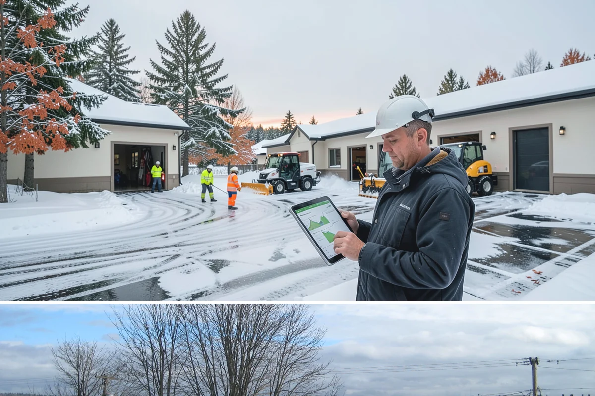 Pre-Storm Treatment in Langley, Island County, WA - Pretreatment is applied in the hours before any forecast snow, most often during December and January cold snaps.