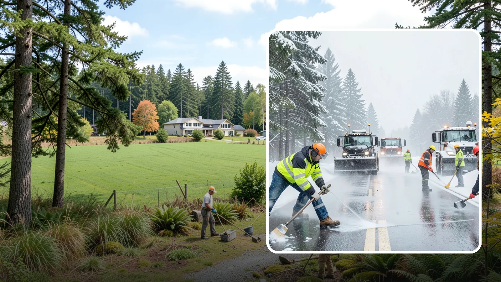 Pre-Storm Treatment in Lyman, Skagit County, WA - Proactive anti-icing applied before snow arrives so accumulation never bonds to your pavement.
