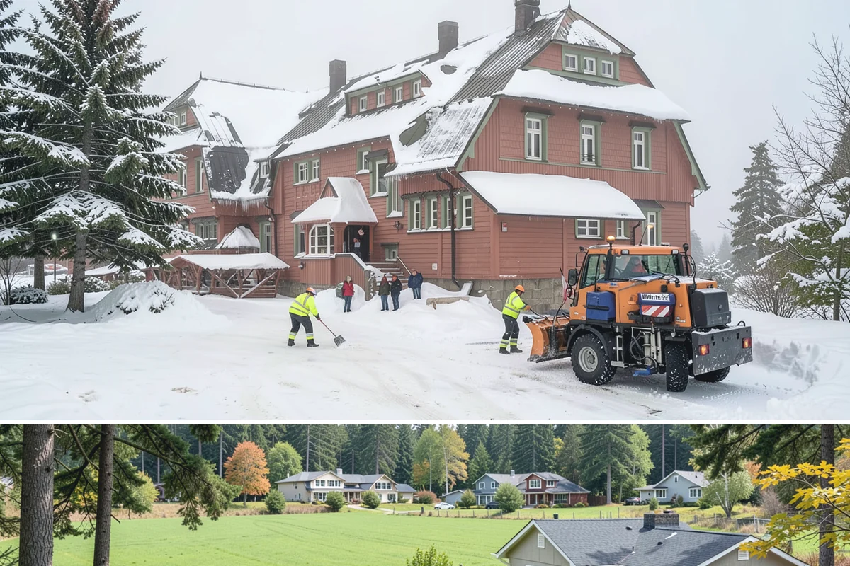 Pre-Storm Treatment in Lyman, Skagit County, WA - Pretreatment is applied in the hours before any forecast snow, most often during December and January cold snaps.
