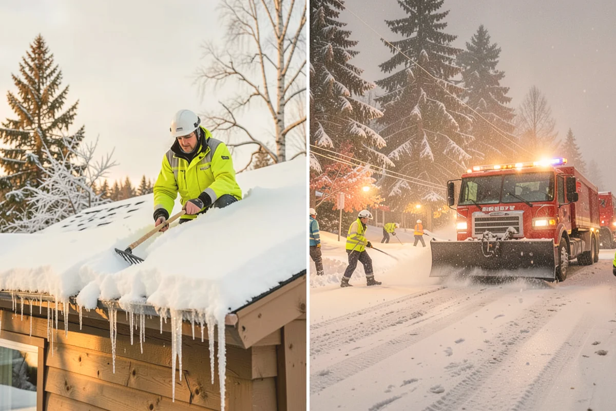 Pre-Storm Treatment in Lynnwood, Snohomish County, WA - We monitor the forecast and identify the treatment window
