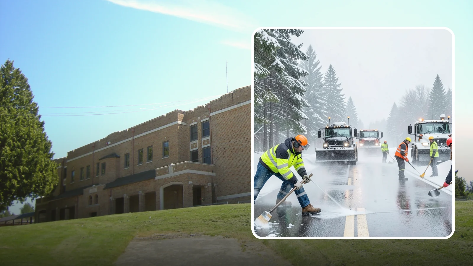 Pre-Storm Treatment in Maple Valley, King County, WA - Proactive anti-icing applied before snow arrives so accumulation never bonds to your pavement.
