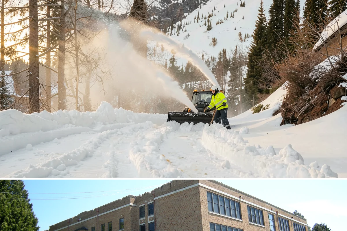 Pre-Storm Treatment in Maple Valley, King County, WA - Pretreatment is applied in the hours before any forecast snow, most often during December and January cold snaps.