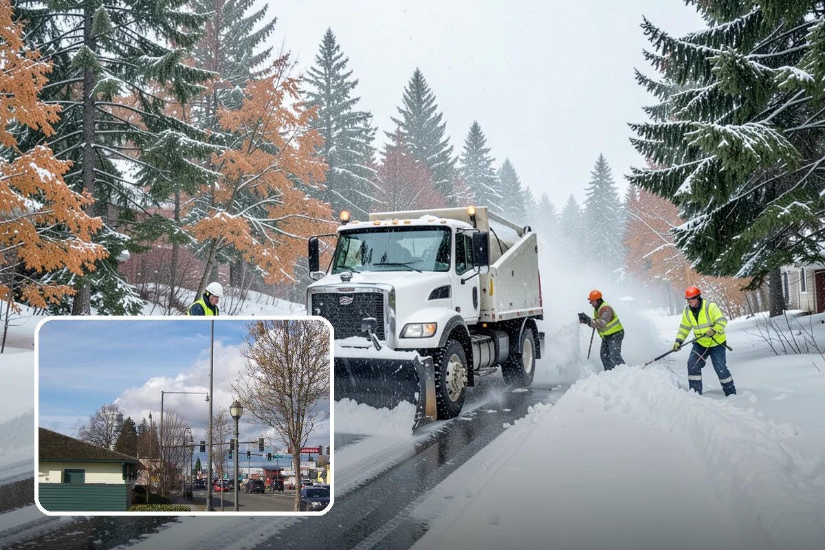 Pre-Storm Treatment in Marysville, Snohomish County, WA - Prevents snow and ice from bonding to pavement