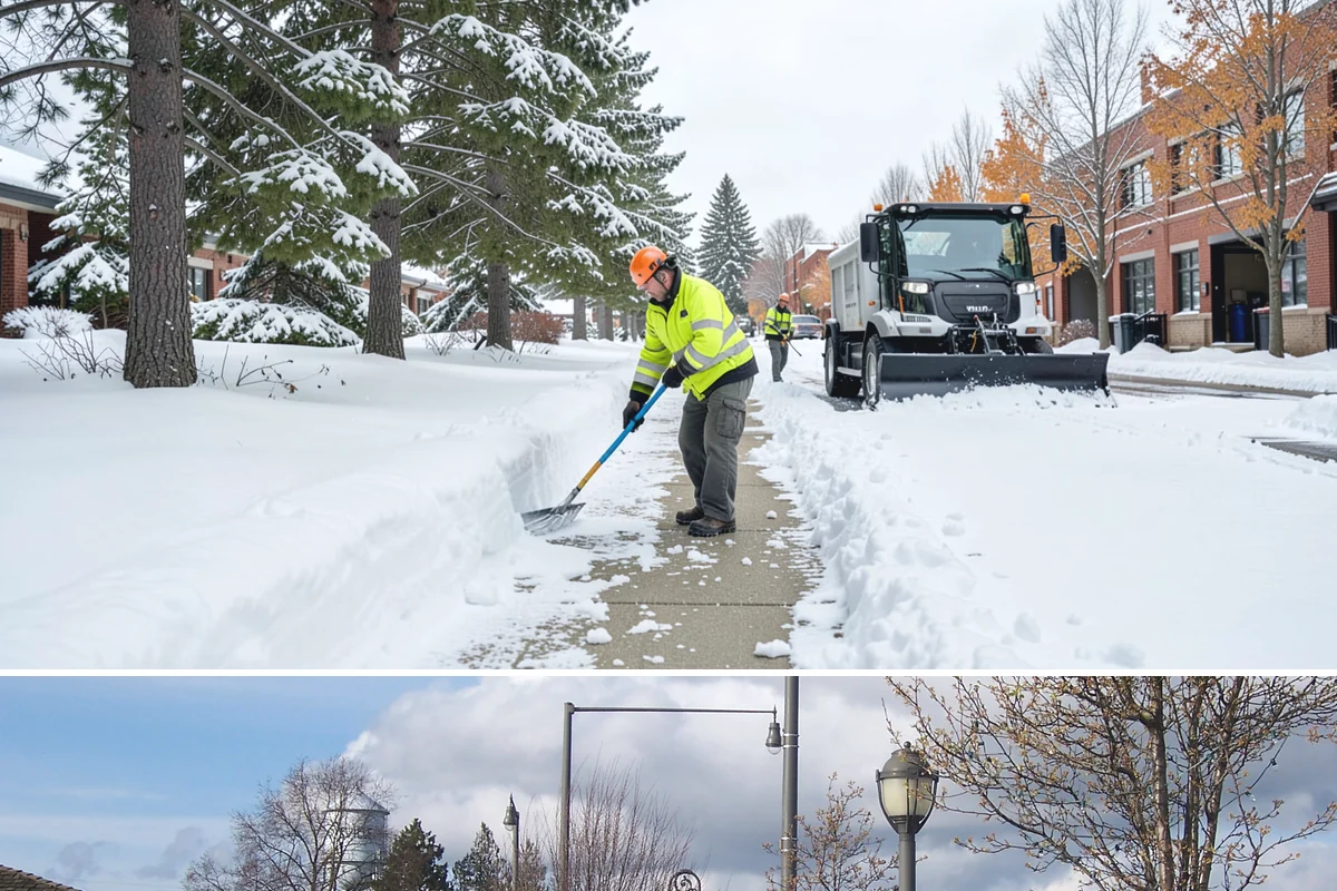 Pre-Storm Treatment in Marysville, Snohomish County, WA - Pretreatment is applied in the hours before any forecast snow, most often during December and January cold snaps.