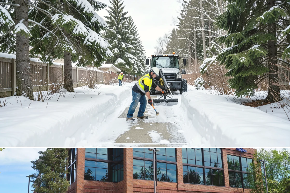 Pre-Storm Treatment in Mountlake Terrace, Snohomish County, WA - Pretreatment is applied in the hours before any forecast snow, most often during December and January cold snaps.