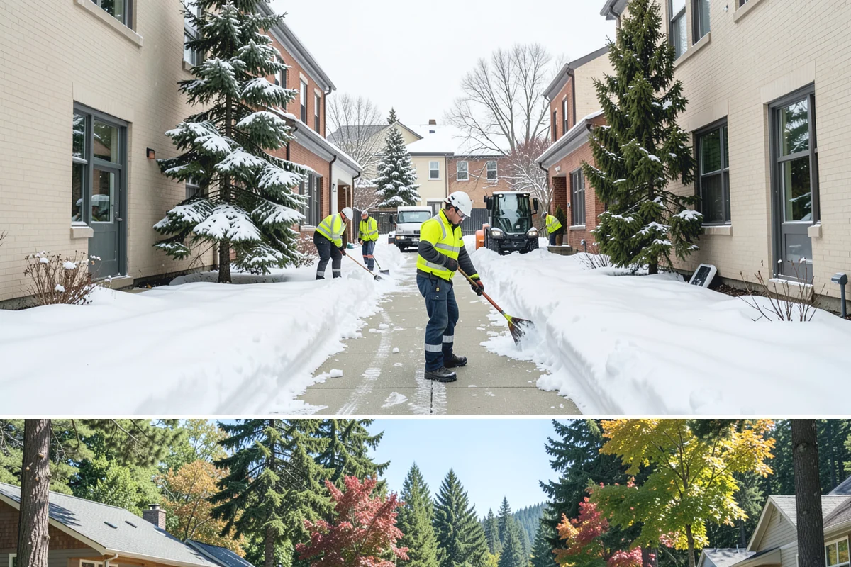 Pre-Storm Treatment in Orting, Pierce County, WA - Pretreatment is applied in the hours before any forecast snow, most often during December and January cold snaps.