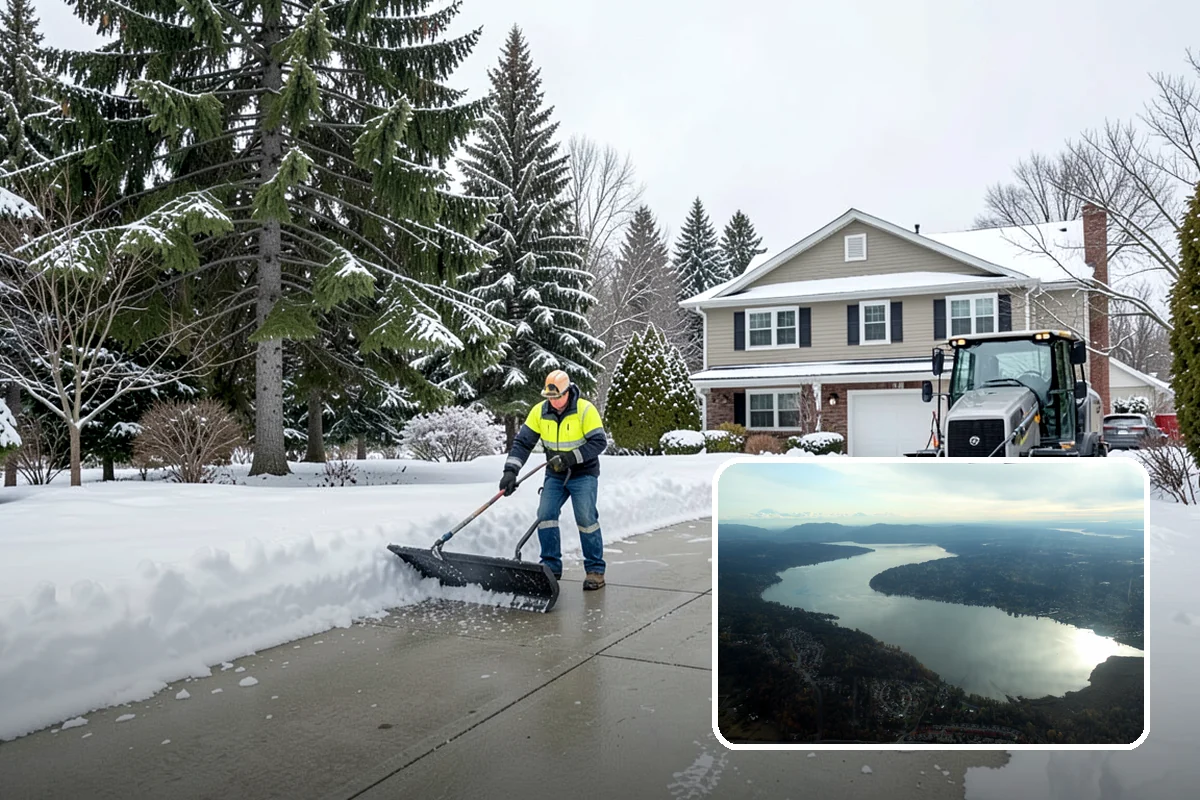 Pre-Storm Treatment in Sammamish, King County, WA - Prevents snow and ice from bonding to pavement