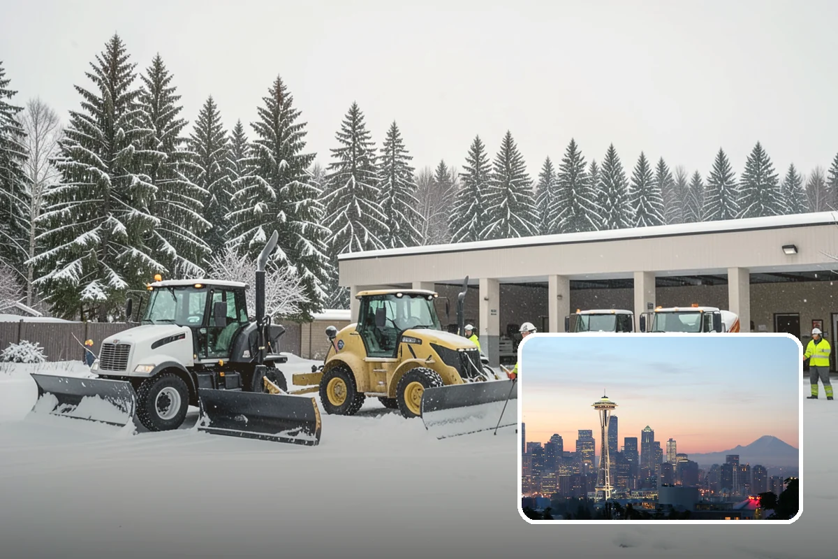 Pre-Storm Treatment in Seattle, King County, WA - Prevents snow and ice from bonding to pavement