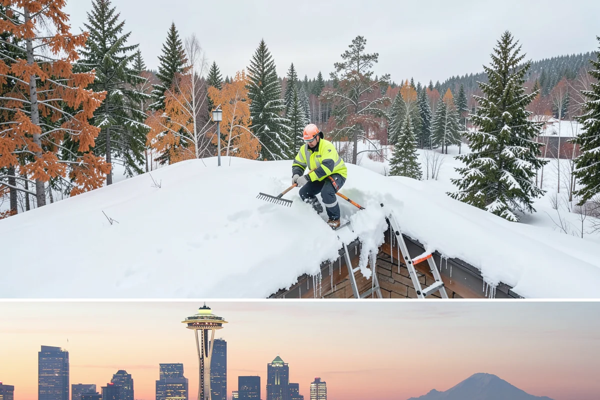 Pre-Storm Treatment in Seattle, King County, WA - Pretreatment is applied in the hours before any forecast snow, most often during December and January cold snaps.