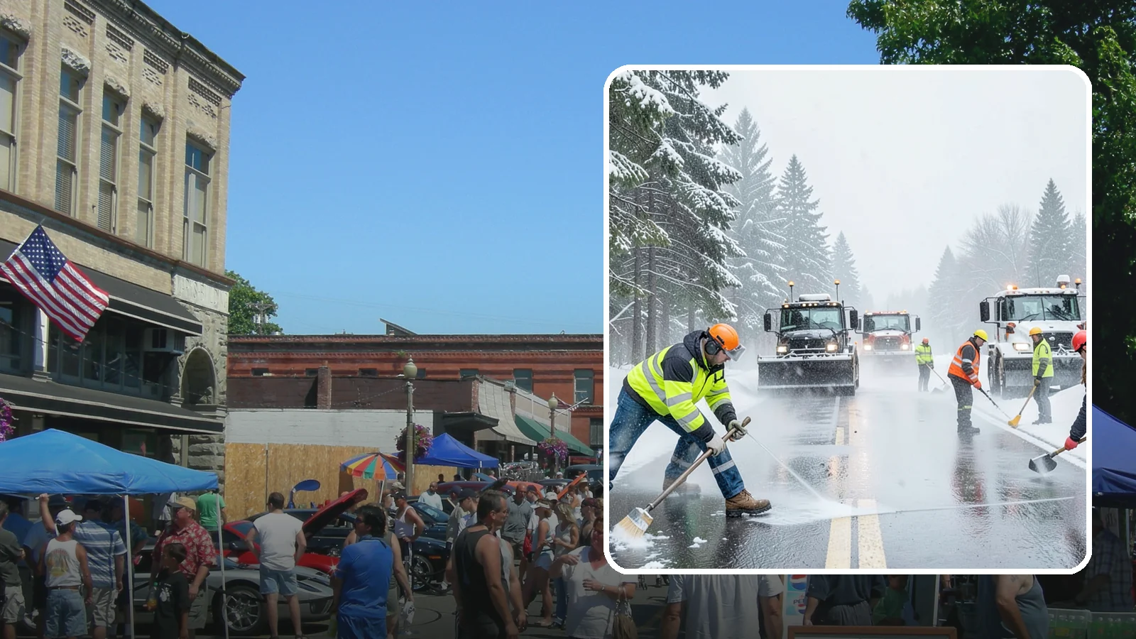 Pre-Storm Treatment in Snohomish, Snohomish County, WA - Proactive anti-icing applied before snow arrives so accumulation never bonds to your pavement.