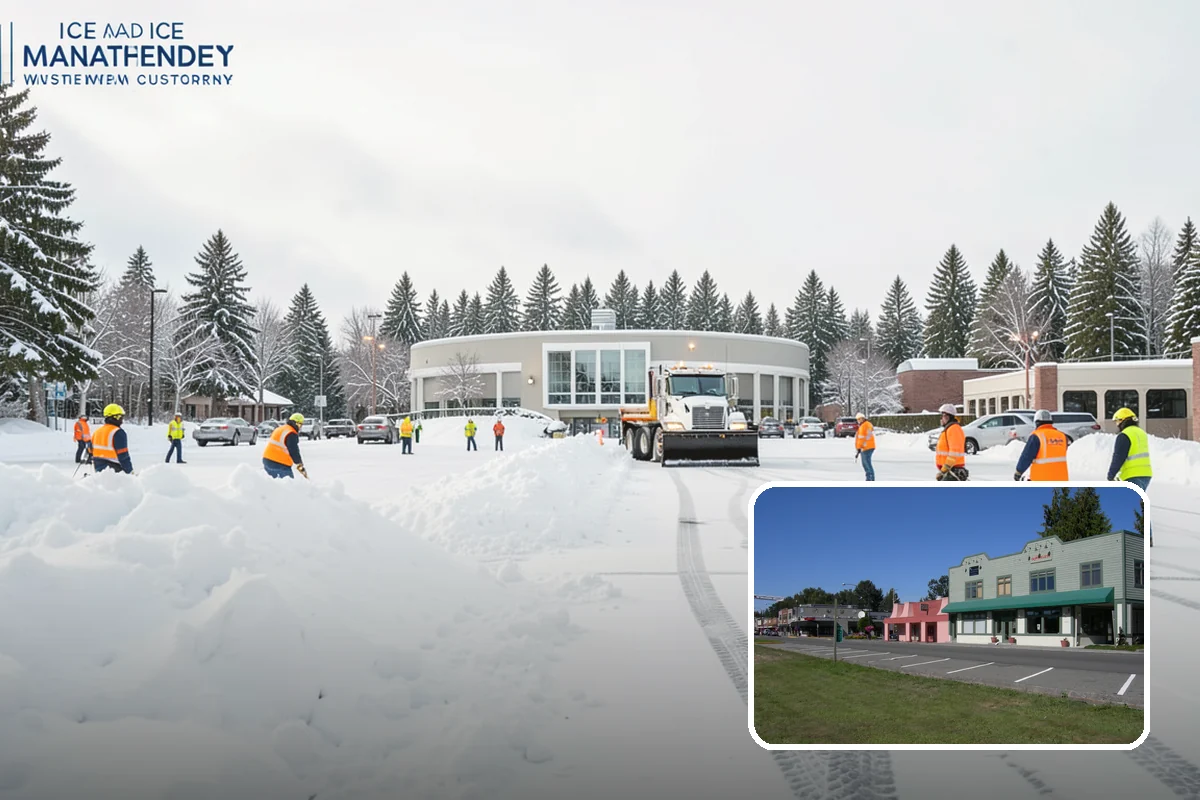 Pre-Storm Treatment in Snoqualmie, King County, WA - Prevents snow and ice from bonding to pavement