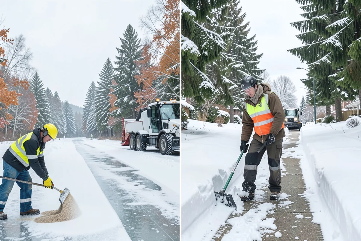 Pre-Storm Treatment in South Prairie, Pierce County, WA - We monitor the forecast and identify the treatment window