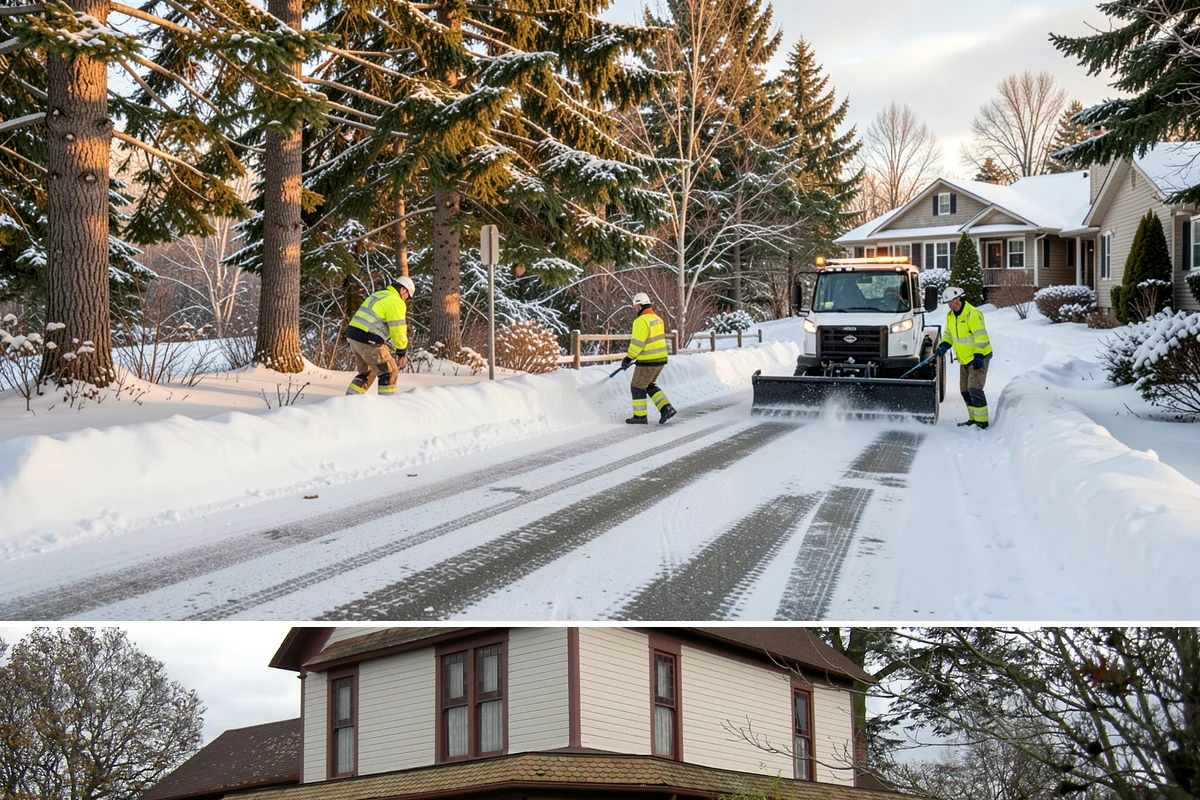 Pre-Storm Treatment in Sumner, Pierce County, WA - Pretreatment is applied in the hours before any forecast snow, most often during December and January cold snaps.