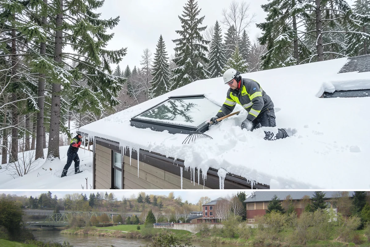 Pre-Storm Treatment in Tukwila, King County, WA - Pretreatment is applied in the hours before any forecast snow, most often during December and January cold snaps.